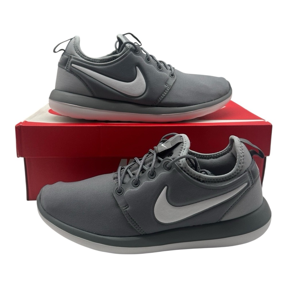 Nike Roshe Two GS Running Shoes Youth 6.5 Womens 8 Cool Grey Sneakers 844653-004